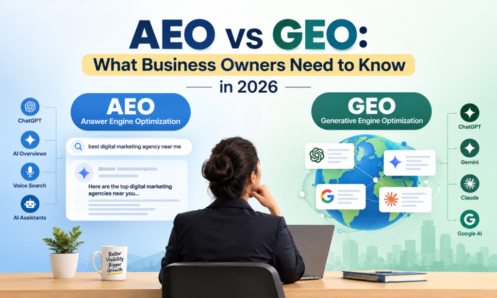 AEO vs GEO: What Business Owners Need to Know in 2026