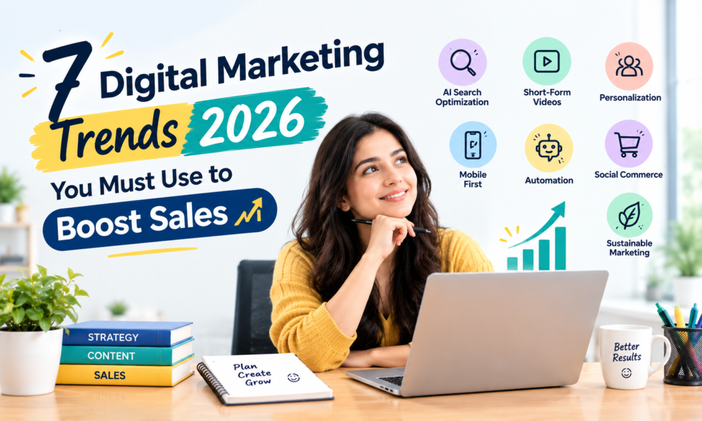 7 Digital Marketing Trends 2026 You Must Use to Boost Sales