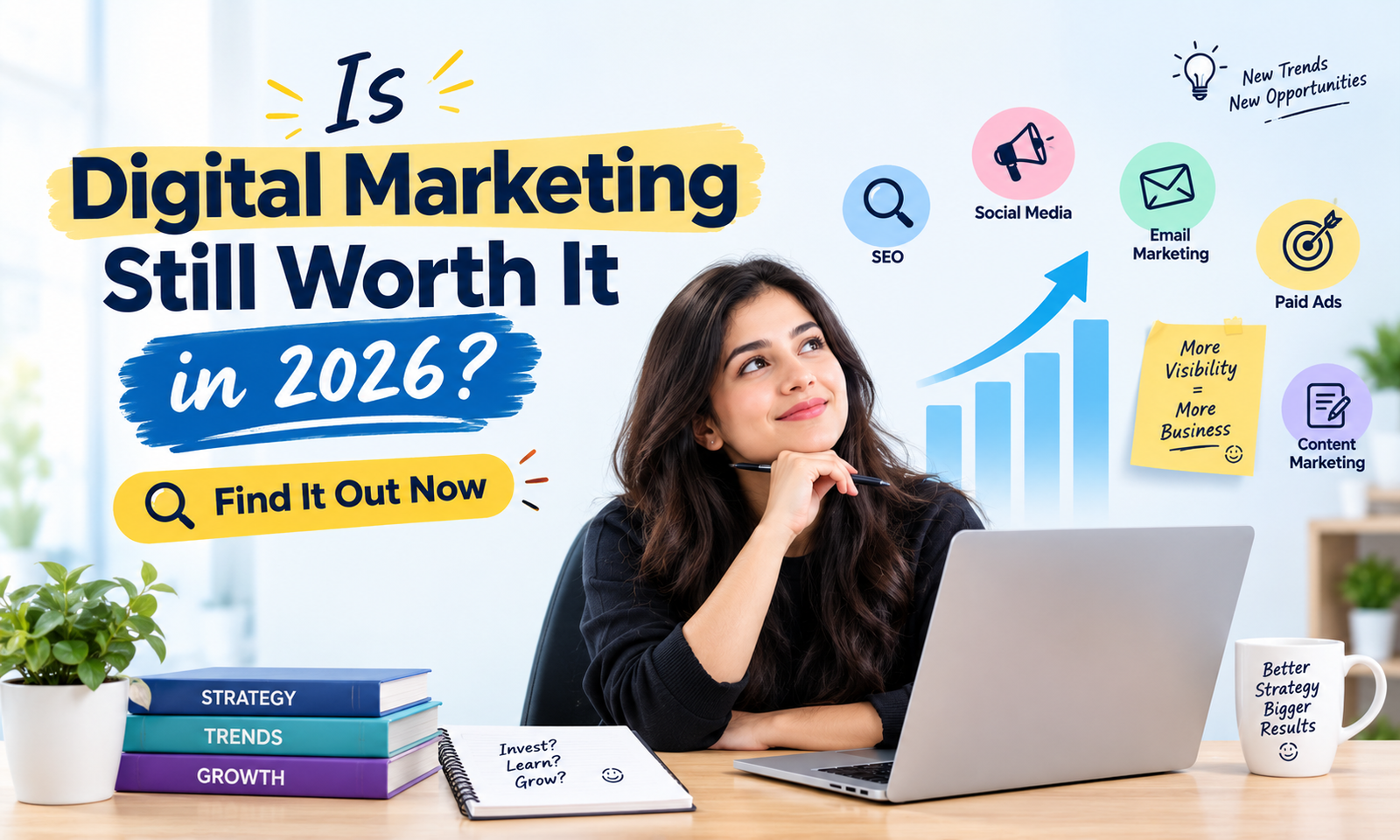 create feature image on Is Digital Marketing Still Worth It in 2026 Find It Out Now
